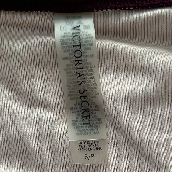 Victoria's Secret Dark Purple bikini set with gold clasps - Picture 7 of 7